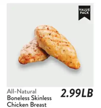 Fresh Thyme All-Natural Boneless Skinless Chicken Breast Boneless Skinless offer