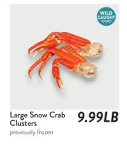 Fresh Thyme Large Snow Crab Clusters offer