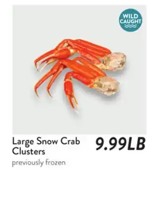 Fresh Thyme Large Snow Crab Clusters offer