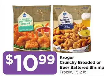 Food 4 Less Kroger Crunchy Breaded or Beer Battered Shrimp offer