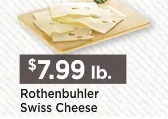 Heinen's Rothenbuhler Swiss Cheese offer