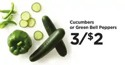 Food 4 Less Cucumbers or Green Bell Peppers offer