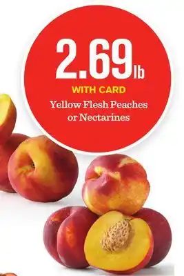 Mariano's Yellow Flesh Peaches or Nectarines offer