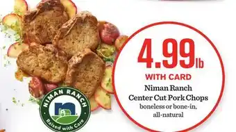 Mariano's Niman Ranch Center Cut Pork Chops offer