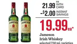 Mariano's Jameson Irish Whiskey offer