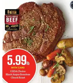 Mariano's USDA Choice Black Angus Boneless Chuck Roast offer