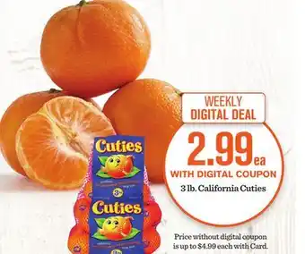 Mariano's 3 lb. California Cuties offer