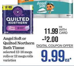 Mariano's Angel Soft or Quilted Northern Bath Tissue offer