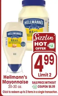 Jewel-Osco Hellmann's Mayonnaise offer