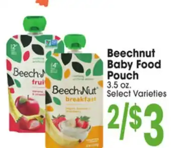 Jewel-Osco Beechnut Baby Food Pouch offer