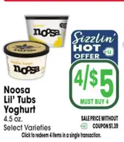 Jewel-Osco Noosa Lil' Tubs Yoghurt offer