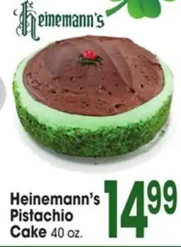 Jewel-Osco Heinemann's Pistachio Cake offer