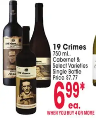 Jewel-Osco 19 Crimes offer