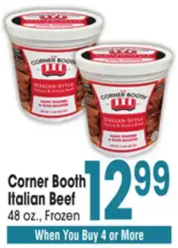 Jewel-Osco Corner Booth Italian Beef offer