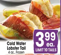 Jewel-Osco Cold Water Lobster Tail offer