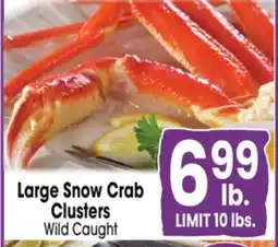 Jewel-Osco Large Snow Crab Clusters offer