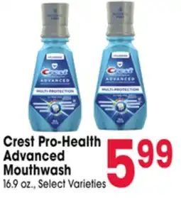 Jewel-Osco Crest Pro-Health Advanced Mouthwash offer