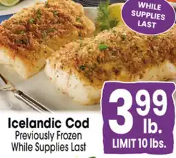 Jewel-Osco Icelandic Cod offer