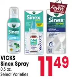 Jewel-Osco VICKS Sinex Spray offer