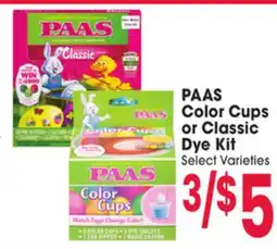 Jewel-Osco PAAS Color Cups Color Cups or Classic or Classic Dye Kit Dye Kit offer