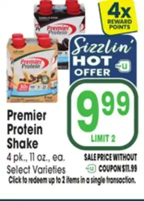 Jewel-Osco Premier Protein Shake offer