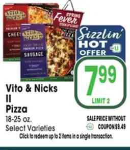 Jewel-Osco Vito & Nicks II Pizza offer