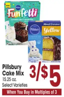 Jewel-Osco Pillsbury Cake Mix offer