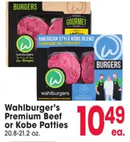 Jewel-Osco Wahlburger's Premium Beef or Kobe Patties offer