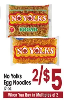 Jewel-Osco No Yolks Egg Noodles offer