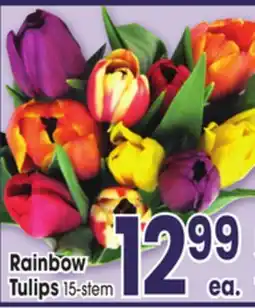 Jewel-Osco Rainbow Tulips offer