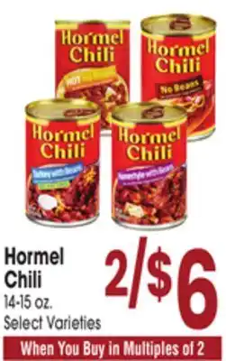 Jewel-Osco Hormel Chili offer