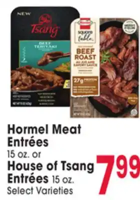 Jewel-Osco Hormel Meat Entrées 15 oz. or House of Tsang Entrées 15 oz offer