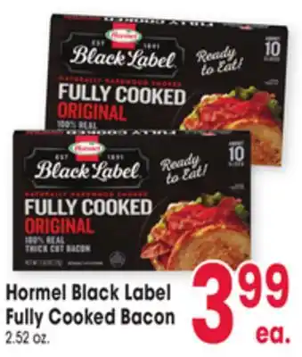 Jewel-Osco Hormel Black Label Fully Cooked Bacon offer