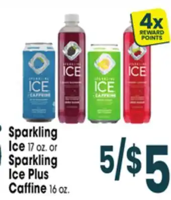 Jewel-Osco Sparkling Ice 17 oz. or Sparkling Ice Plus Caffine 16 oz offer