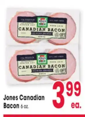 Jewel-Osco Jones Canadian Bacon offer