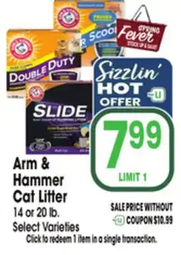 Jewel-Osco Arm & Hammer Cat Litter offer