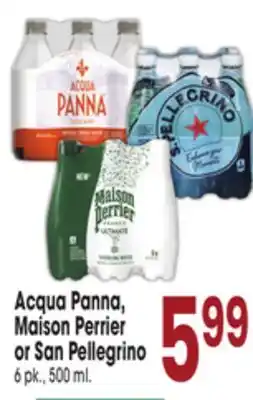 Jewel-Osco Acqua Panna, Maison Perrier or San Pellegrino offer