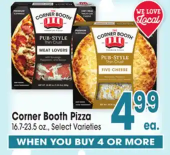 Jewel-Osco Corner Booth Pizza offer