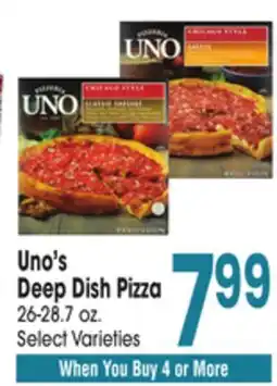 Jewel-Osco Uno's Deep Dish Pizza offer