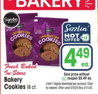 Jewel-Osco Bakery Cookies offer