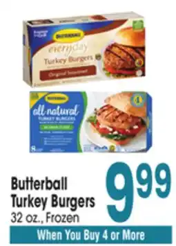 Jewel-Osco Butterball Turkey Burgers offer