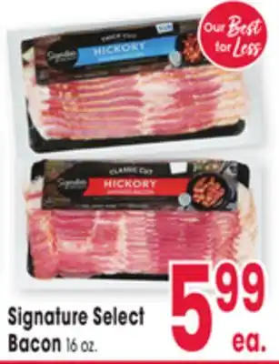 Jewel-Osco Signature Select Bacon offer