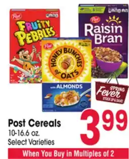 Jewel-Osco Post Cereals offer