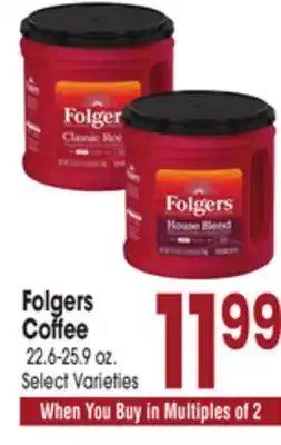 Jewel-Osco Folgers Coffee offer