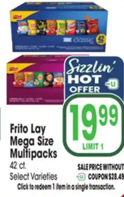 Jewel-Osco Frito Lay Mega Size Multipacks offer