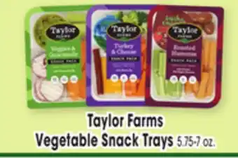 Jewel-Osco Taylor Farms Vegetable Snack Trays offer