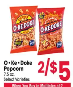 Jewel-Osco O-Ke-Doke Popcorn offer