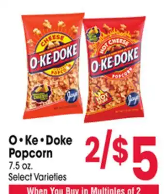 Jewel-Osco O-Ke-Doke Popcorn offer