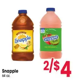 Jewel-Osco Snapple offer