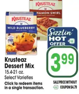 Jewel-Osco Krusteaz Dessert Mix offer